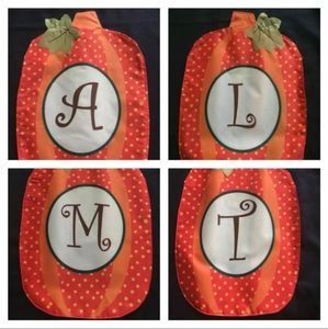Pumpkin Small Garden Flag